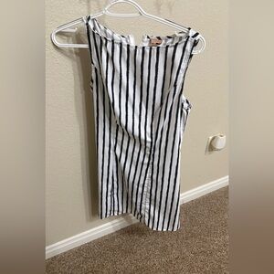 Forever 21 Monochrome Striped Top Size XS Only Worn Once